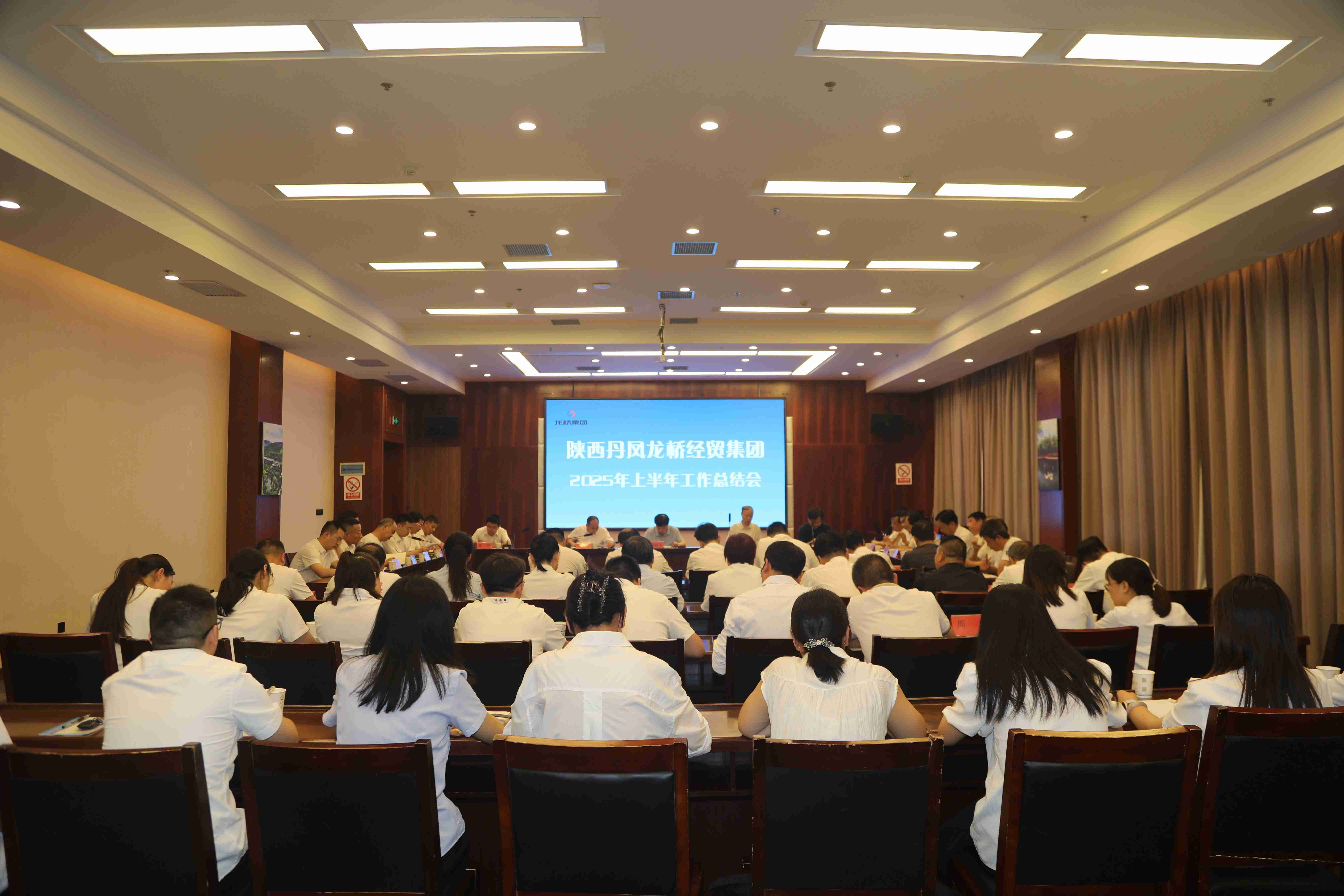 陕西丹凤龙桥经贸集团召开2025年上半年工作会